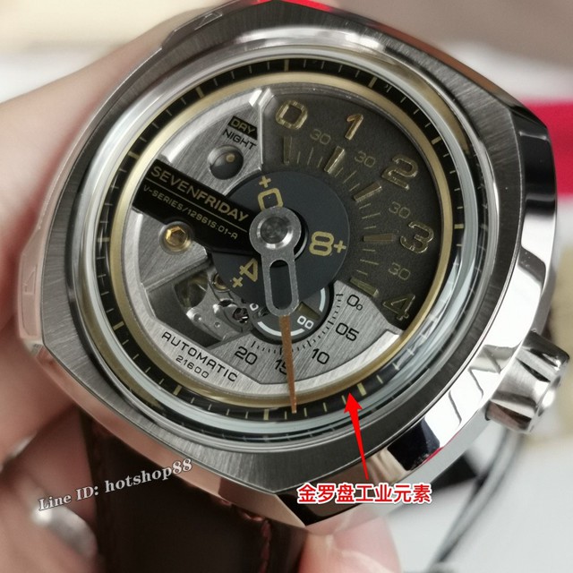 七个星期五时尚男士手表 sevenFriday自动机械男士腕表 gjs1202